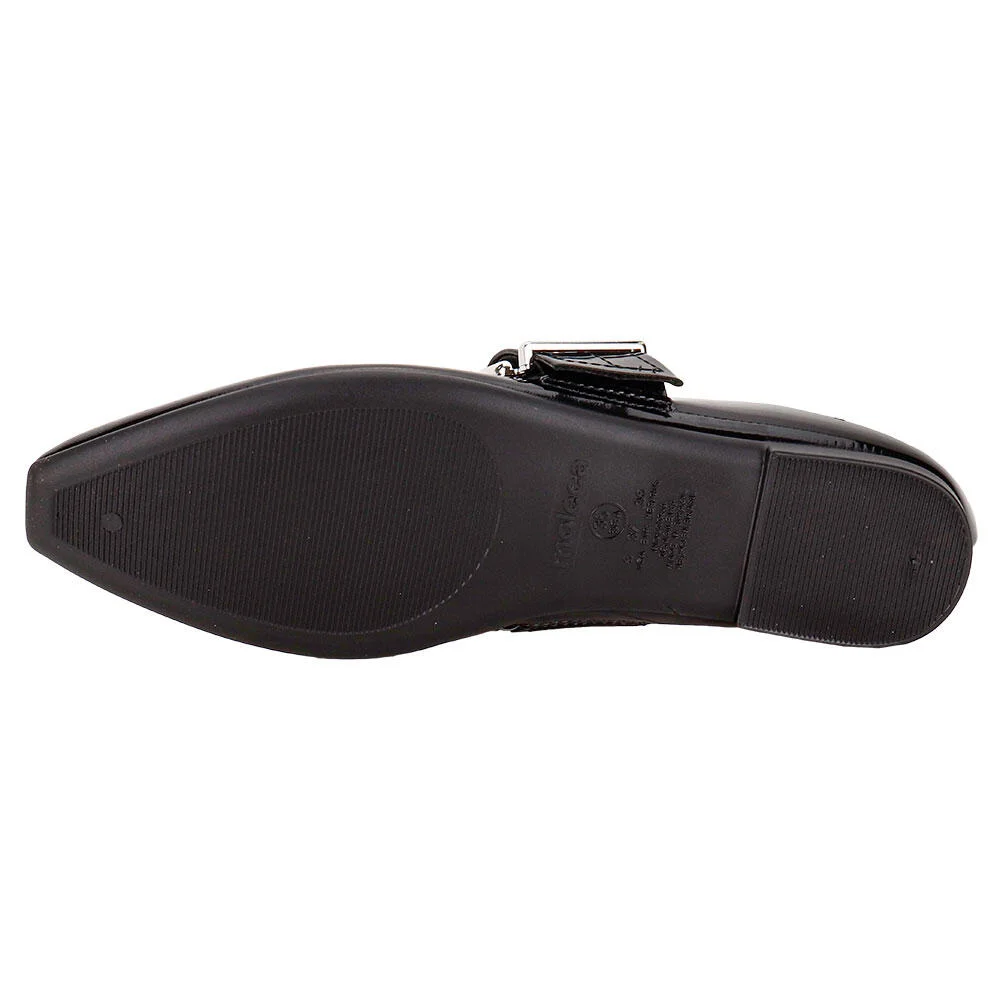 SAPATILHA FEMININA FLAT MOLECA 5821103 Verniz/Preto 4