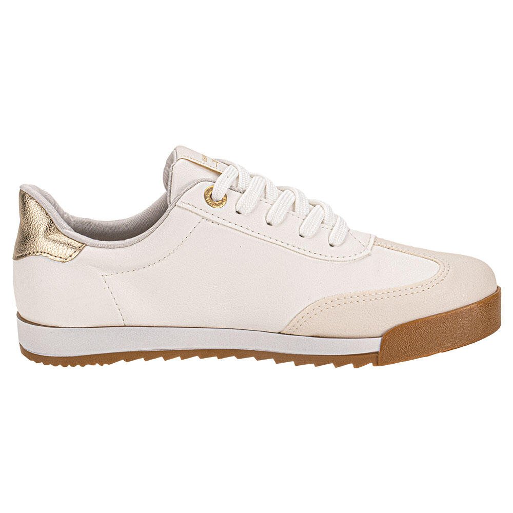 TÊNIS FEMININO CASUAL VIA MARTE 237003 Branco/Bege 5