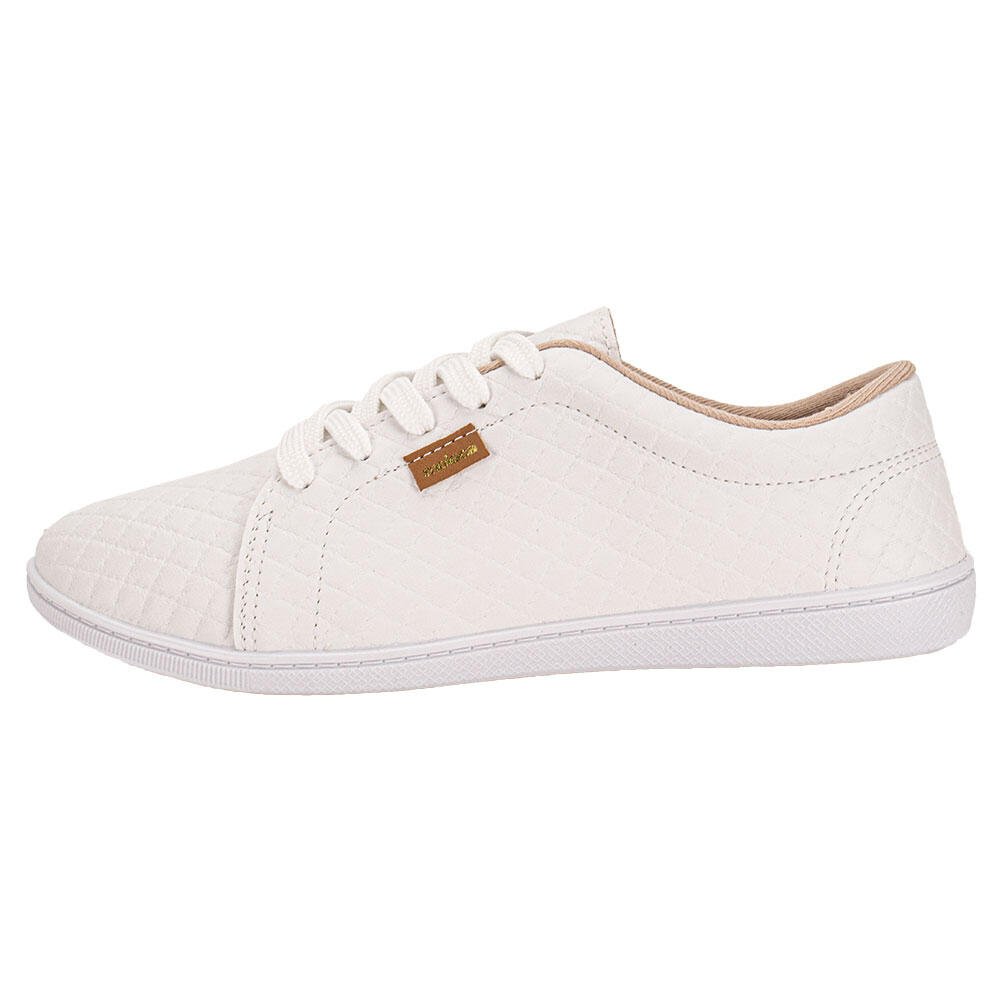 TÊNIS FEMININO CASUAL MOLECA 5605463 Branco 2