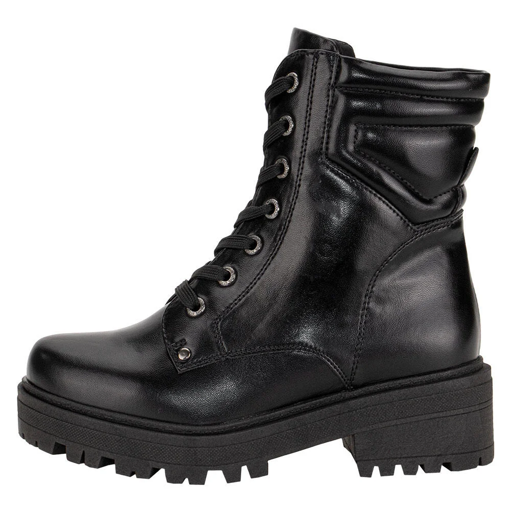 BOTA FEMININA COTURNO MOONCITY 72234 Preto 2