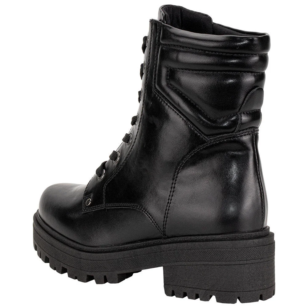 BOTA FEMININA COTURNO MOONCITY 72234 Preto 3