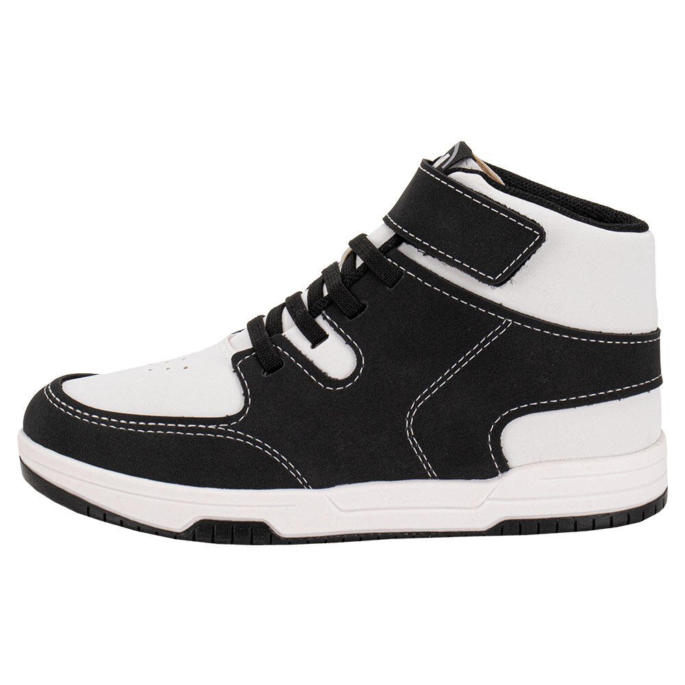 TÊNIS INFANTIL CANO ALTO MOLEKINHO 2852114 Branco/Preto 2