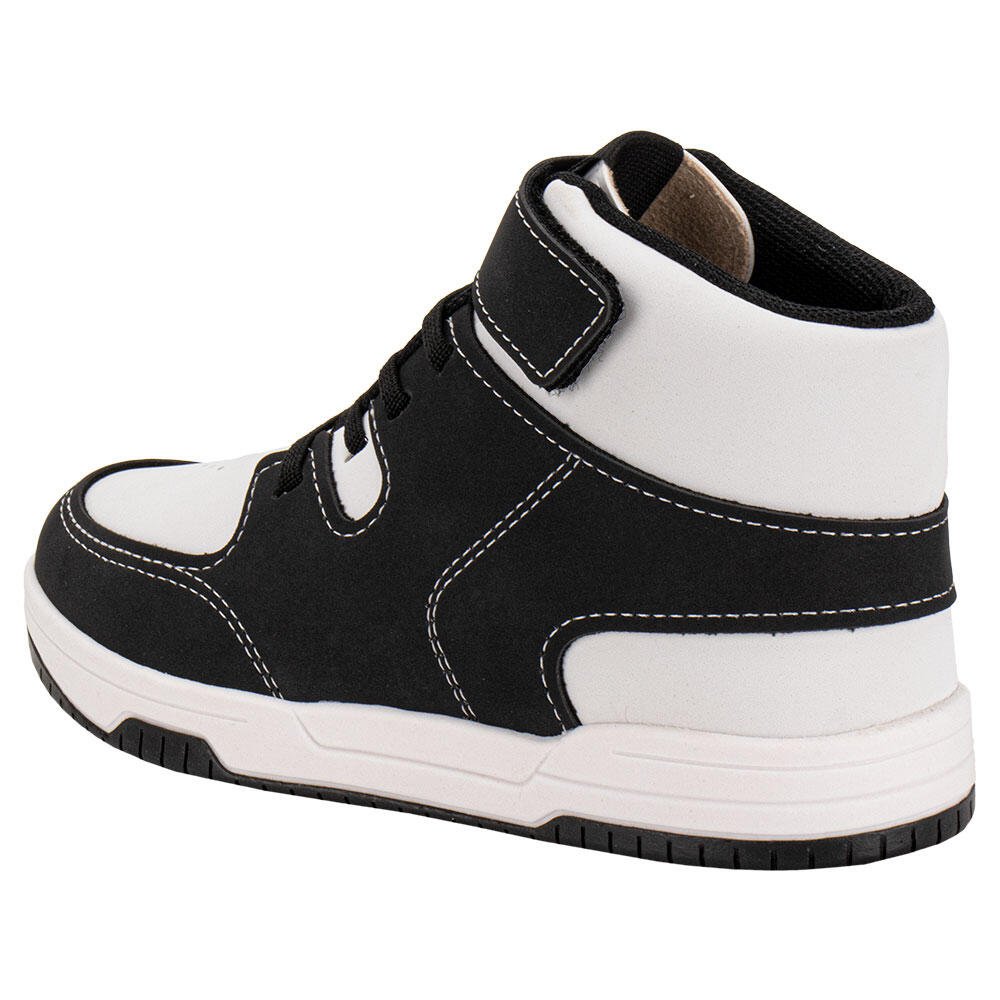 TÊNIS INFANTIL CANO ALTO MOLEKINHO 2852114 Branco/Preto 3