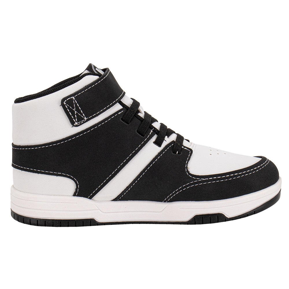 TÊNIS INFANTIL CANO ALTO MOLEKINHO 2852114 Branco/Preto 5