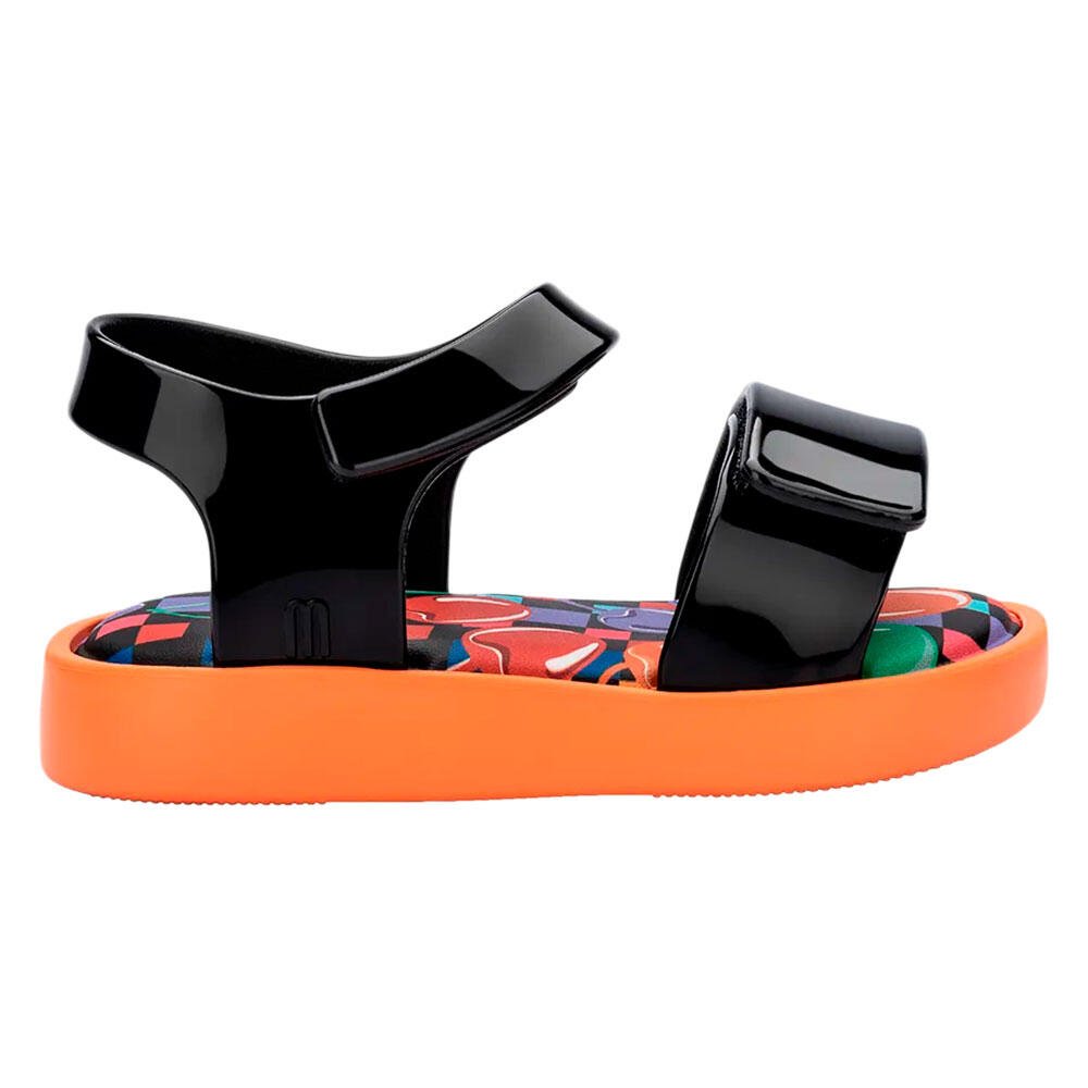 MINI MELISSA JUMP PRINT BABY 33663 Preto/Laranja 2
