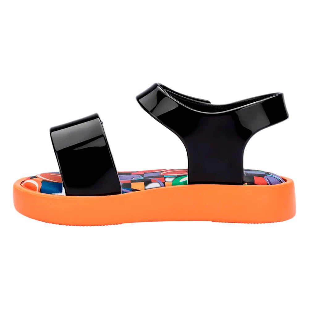MINI MELISSA JUMP PRINT BABY 33663 Preto/Laranja 3