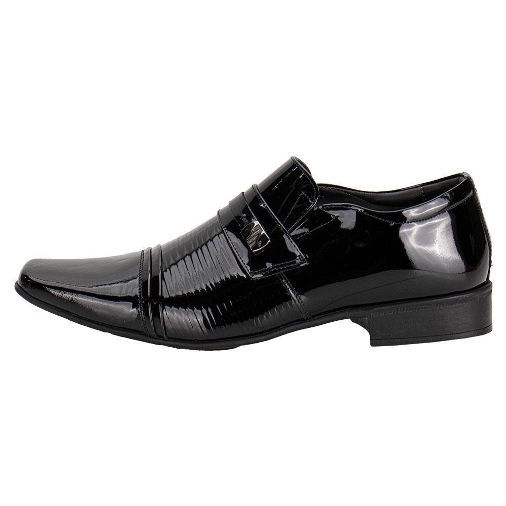 SAPATO MASCULINO SOCIAL AIR FILLIPO JOTA PE 77725 Verniz/Preto 2