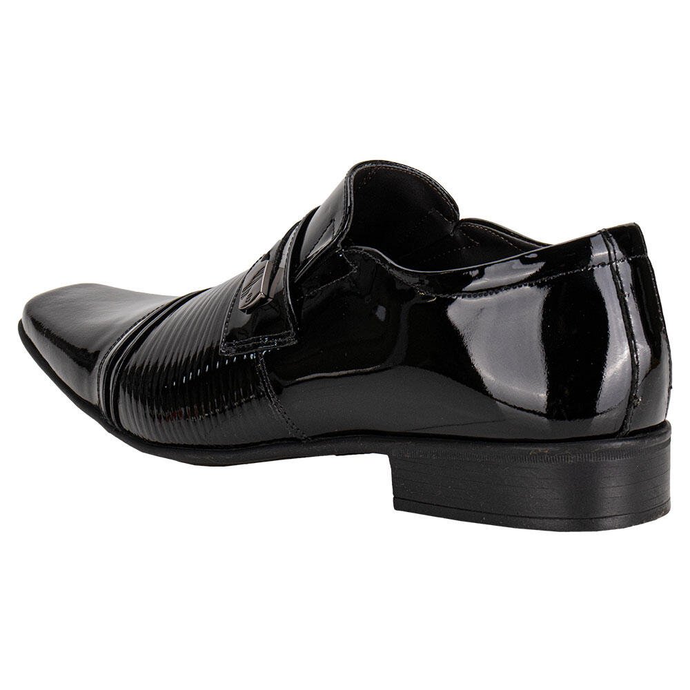 SAPATO MASCULINO SOCIAL AIR FILLIPO JOTA PE 77725 Verniz/Preto 3