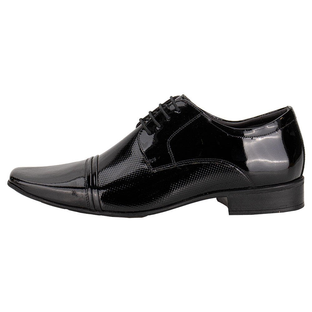 SAPATO MASCULINO SOCIAL AIR FILLIPO JOTA PE 77700 Verniz/Preto 2