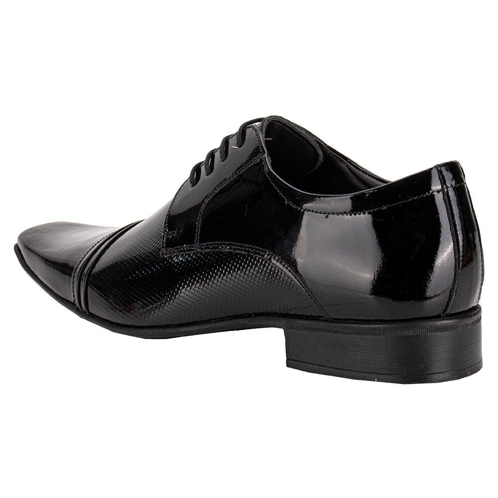 SAPATO MASCULINO SOCIAL AIR FILLIPO JOTA PE 77700 Verniz/Preto 3