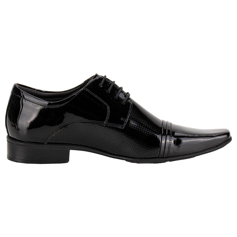 SAPATO MASCULINO SOCIAL AIR FILLIPO JOTA PE 77700 Verniz/Preto 5