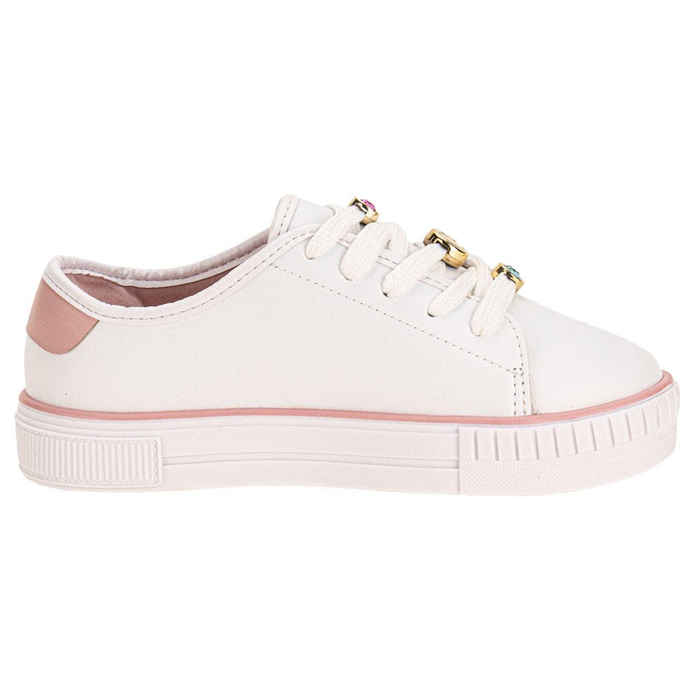 TÊNIS INFANTIL MOLEKINHA 2565113 Branco/Rosa 5
