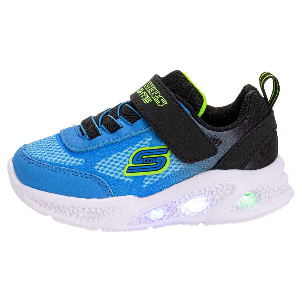 TÊNIS INFANTIL METEOR LIGTHS KRENDOX SKECHERS 401495N Preto/Azul 2