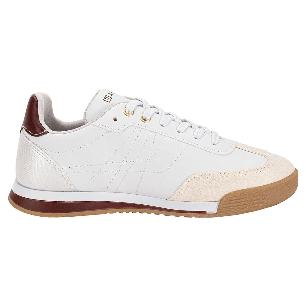 TÊNIS FEMININO CASUAL RAMARIM 2596101 Branco/Vermelho 5