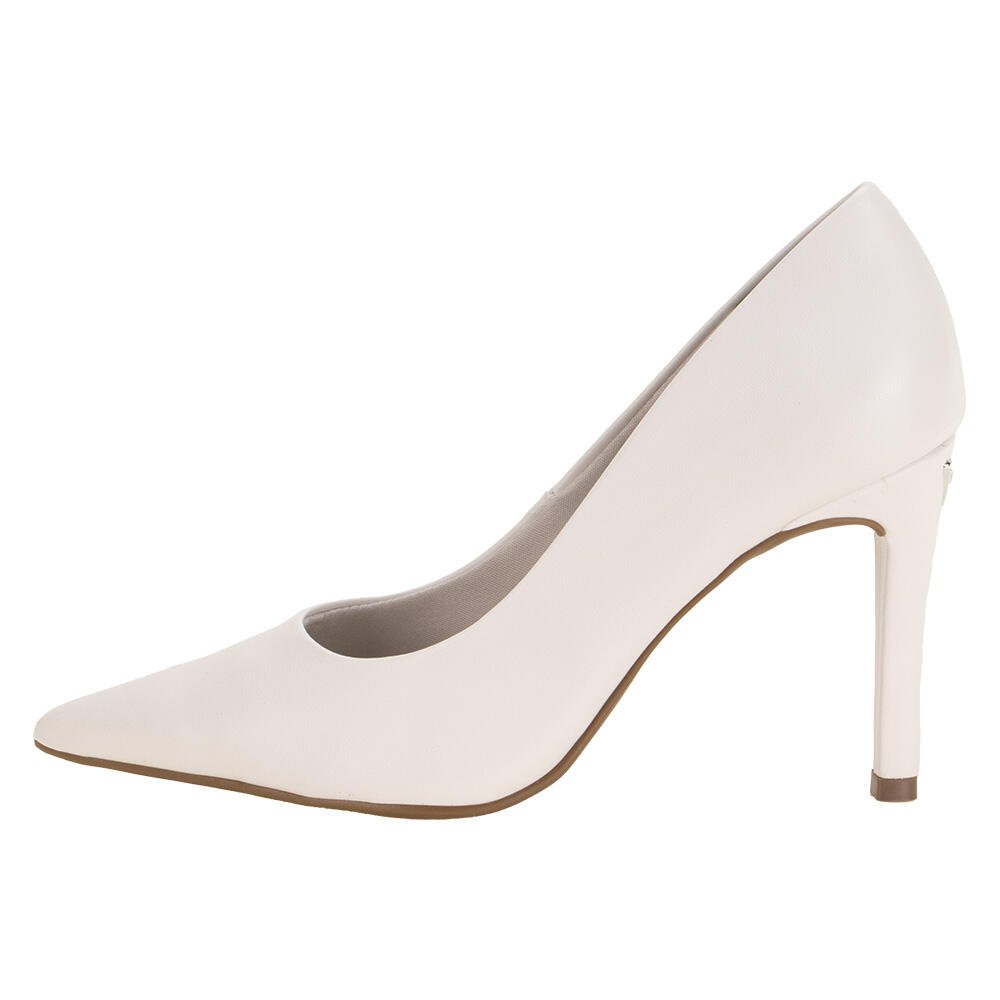 SCARPIN FEMININO SALTO FINO VIA MARTE 045001 Branco 2