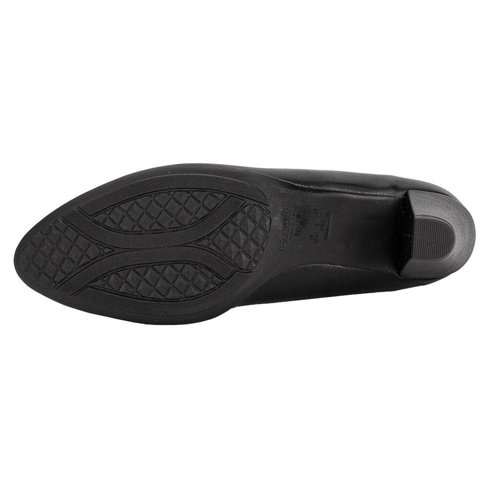 SAPATO FEMININO SALTO GROSSO PICCADILLY 700061 Preto 4