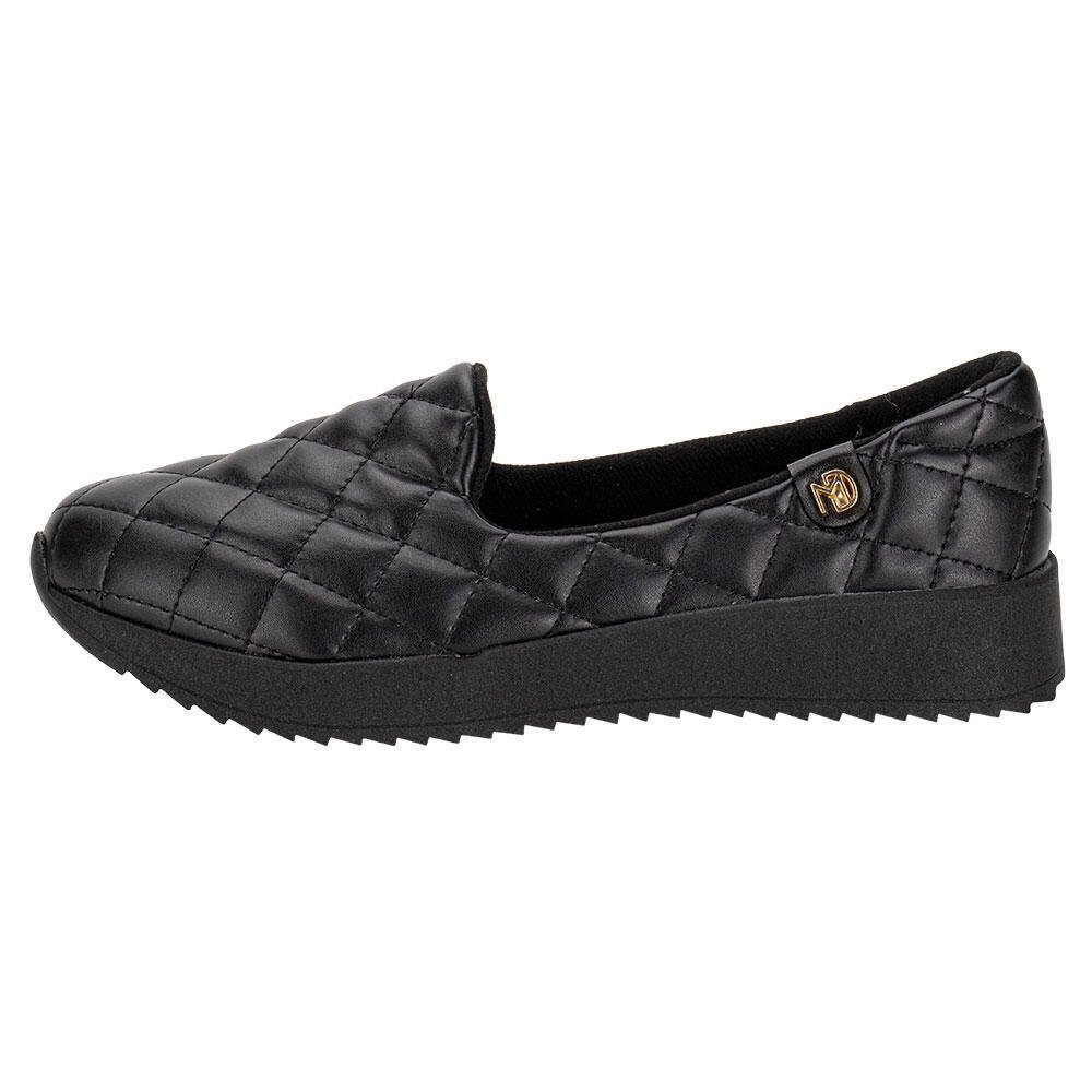 TÊNIS FEMININO SLIP ON MODARE 7345234 Preto 2