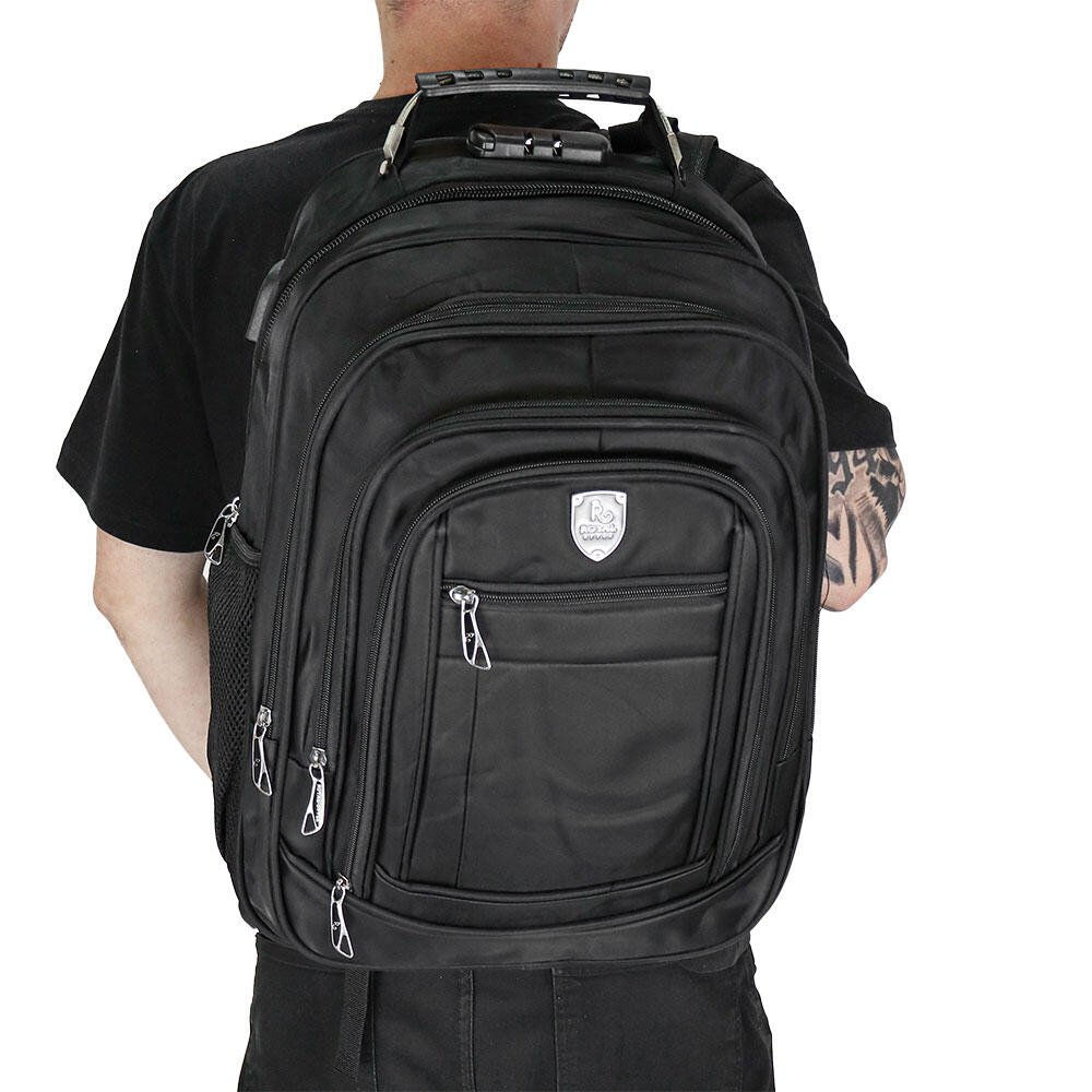 MOCHILA MASCULINA ROYAL STYLE R3529 Preto 2