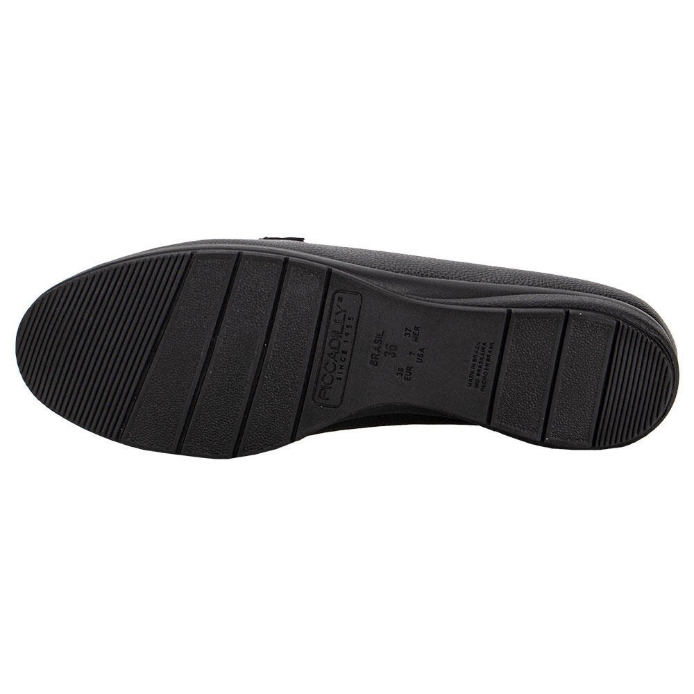 MOCASSIM FEMININO PICCADILLY 250230 Preto 4