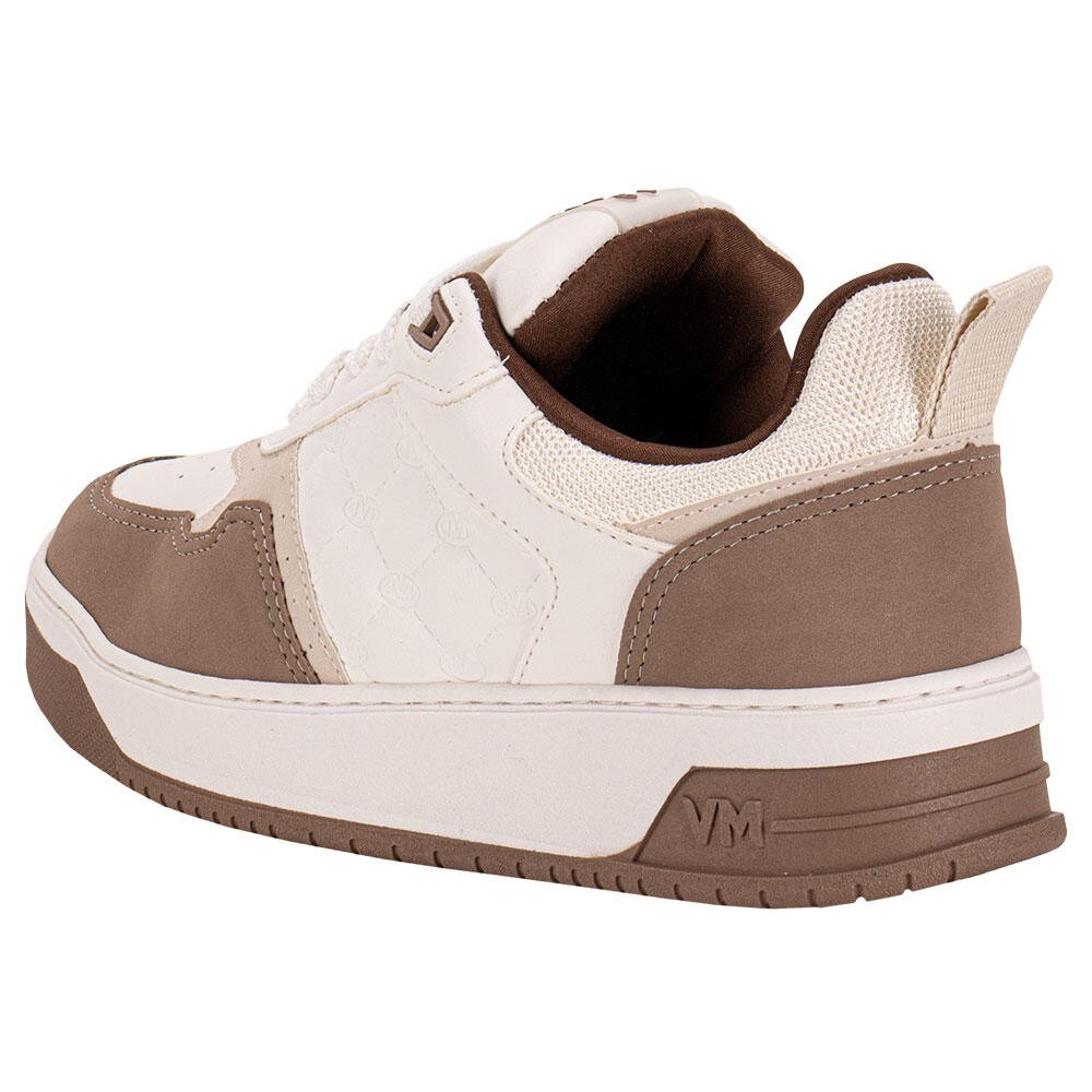 TÊNIS FEMININO CASUAL VIA MARTE 232001 Bege/Branco 3
