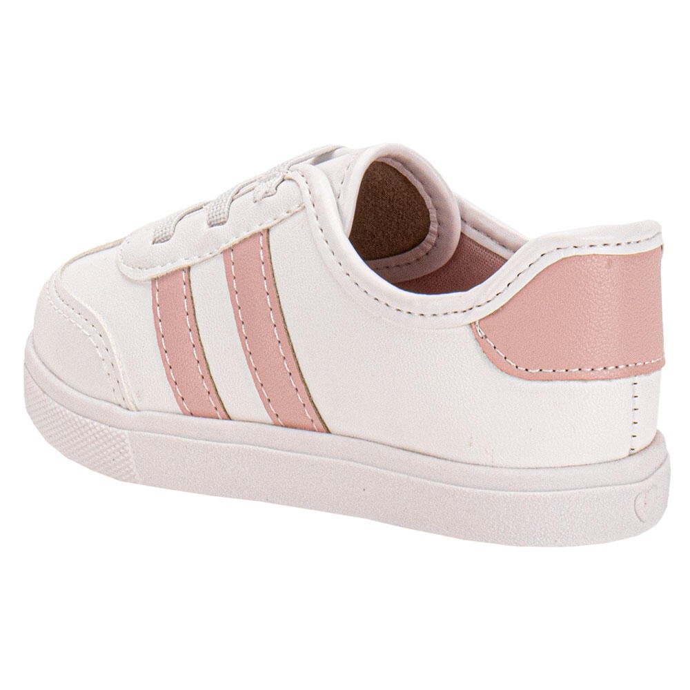 TÊNIS INFANTIL BABY MOLEKINHA 2118585 Branco/Rosa 3
