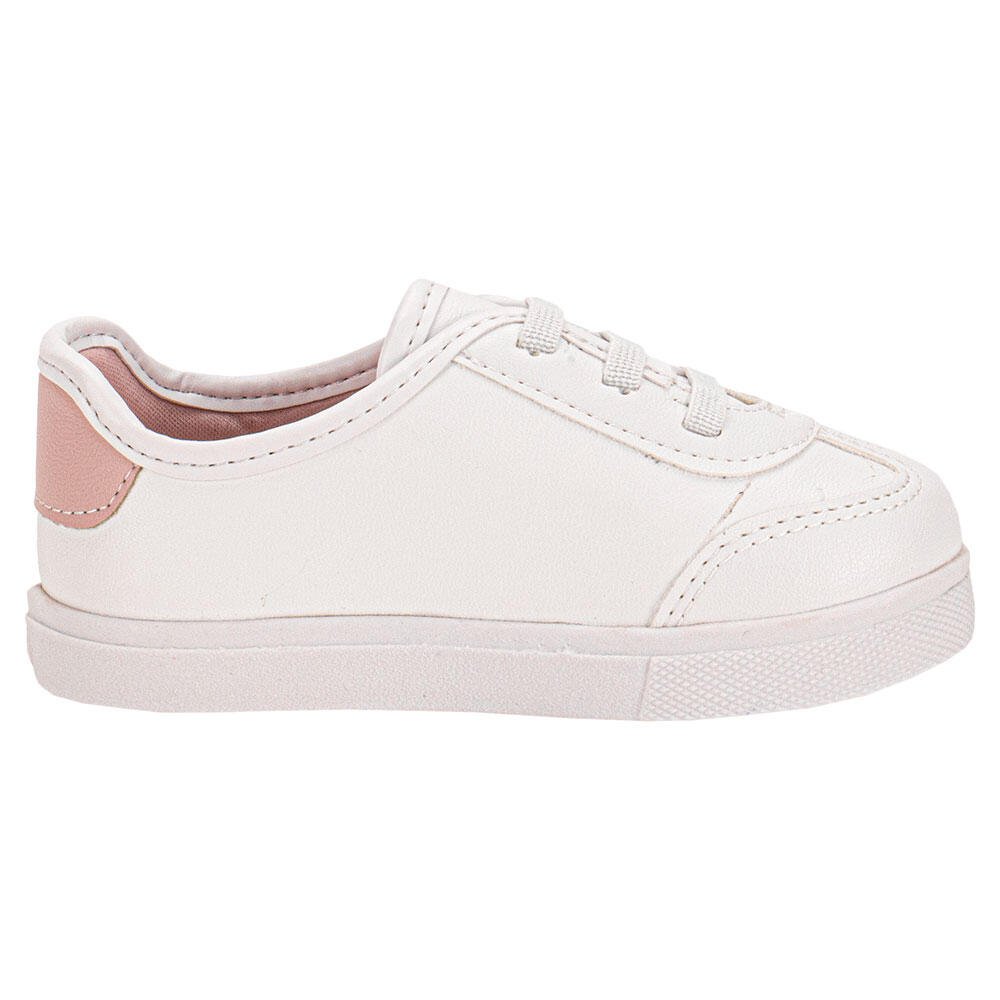 TÊNIS INFANTIL BABY MOLEKINHA 2118585 Branco/Rosa 5