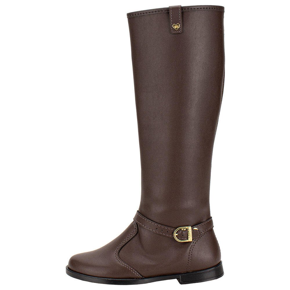 BOTA INFANTIL CANO ALTO MOLEKINHA 2181104 Café 2