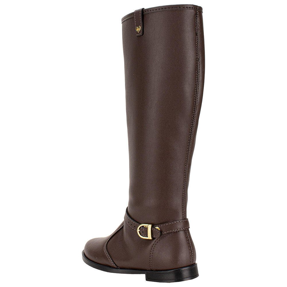 BOTA INFANTIL CANO ALTO MOLEKINHA 2181104 Café 3