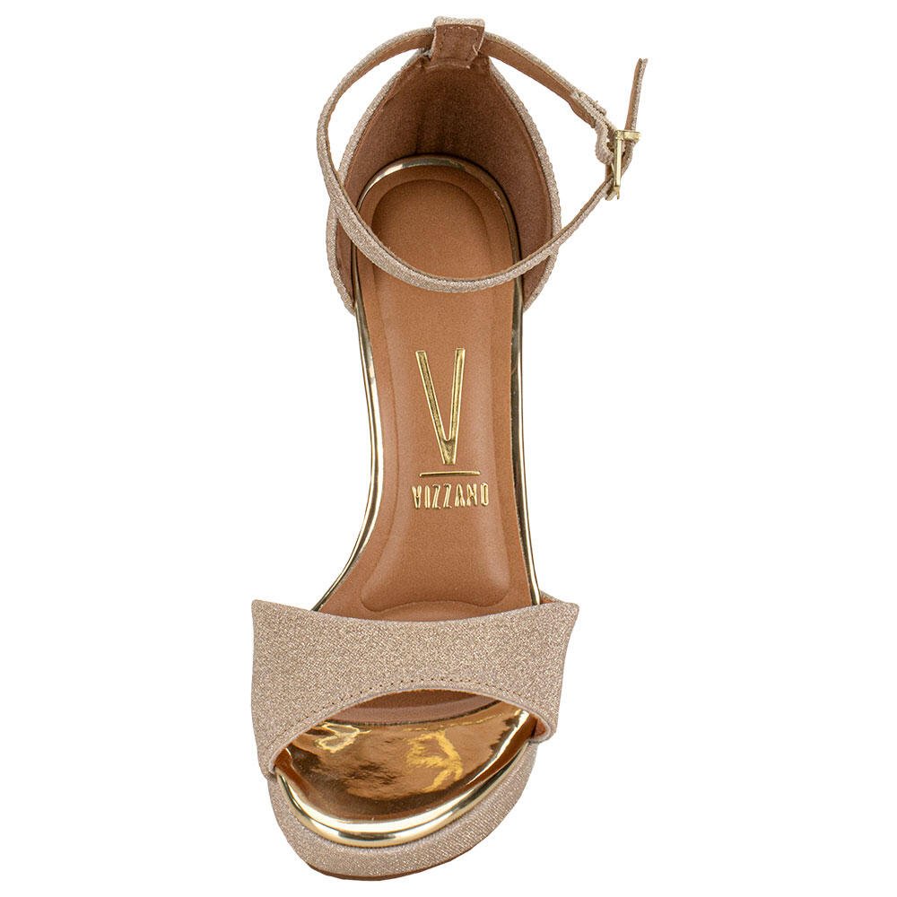 SANDÁLIA FEMININA MEIA PATA VIZZANO 6292217 Ouro 5