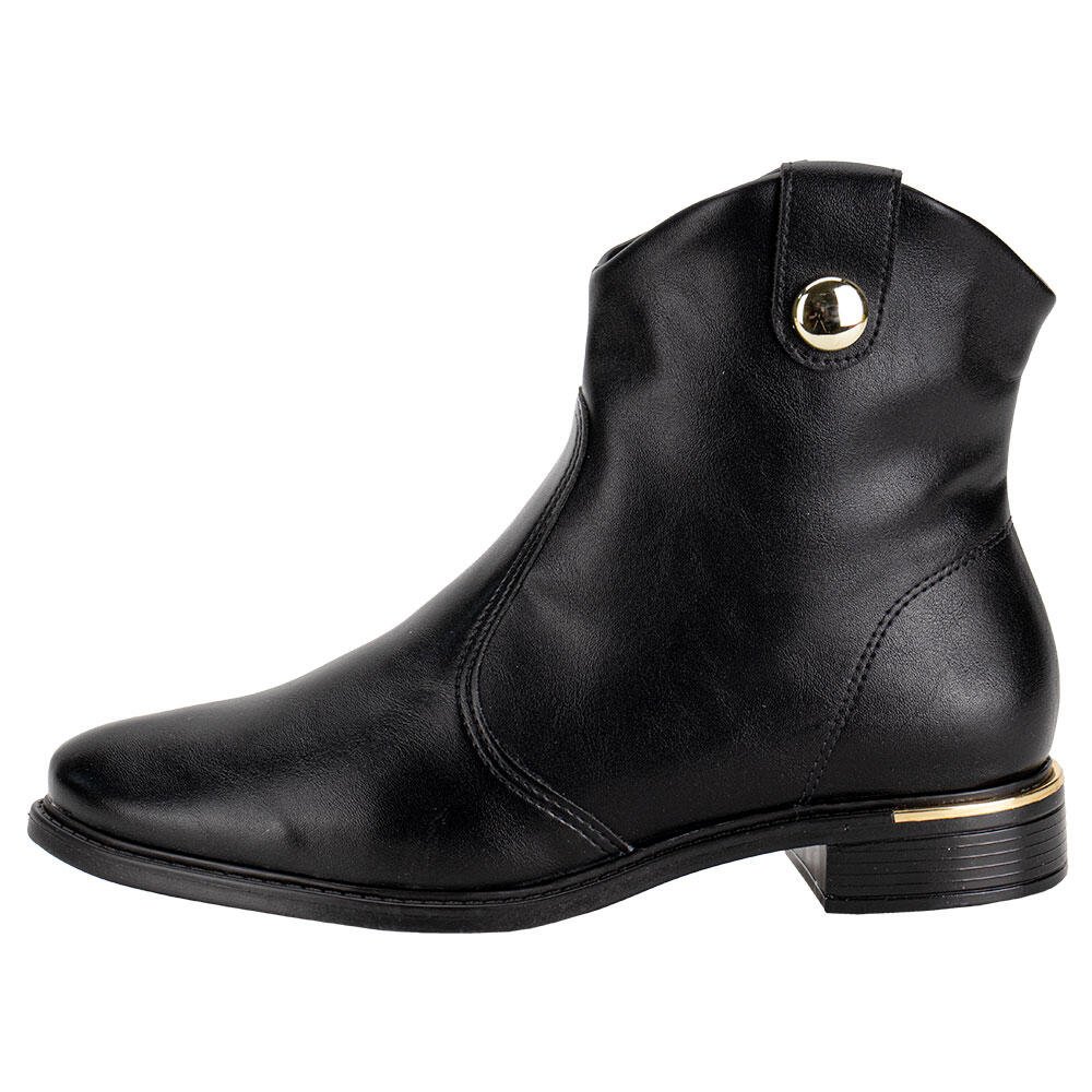 BOTA FEMININA CANO BAIXO VIZZANO 3077120 Preto 2