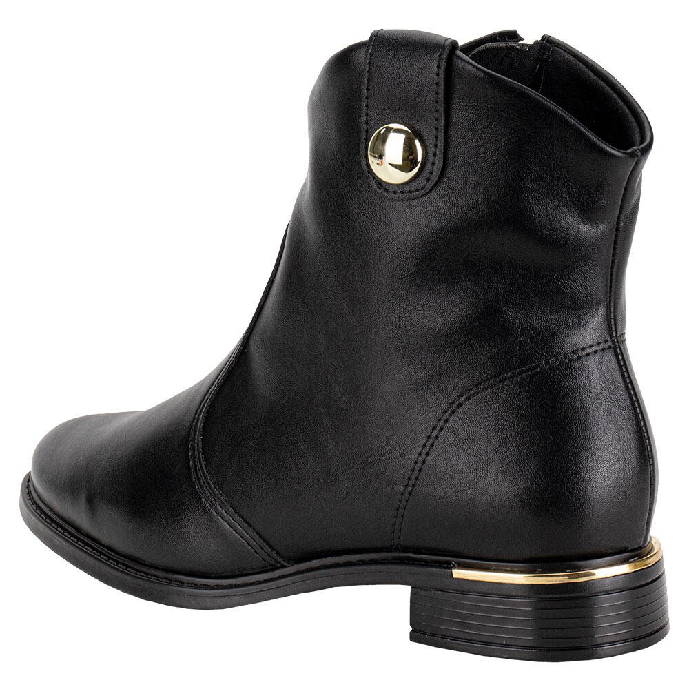 BOTA FEMININA CANO BAIXO VIZZANO 3077120 Preto 3
