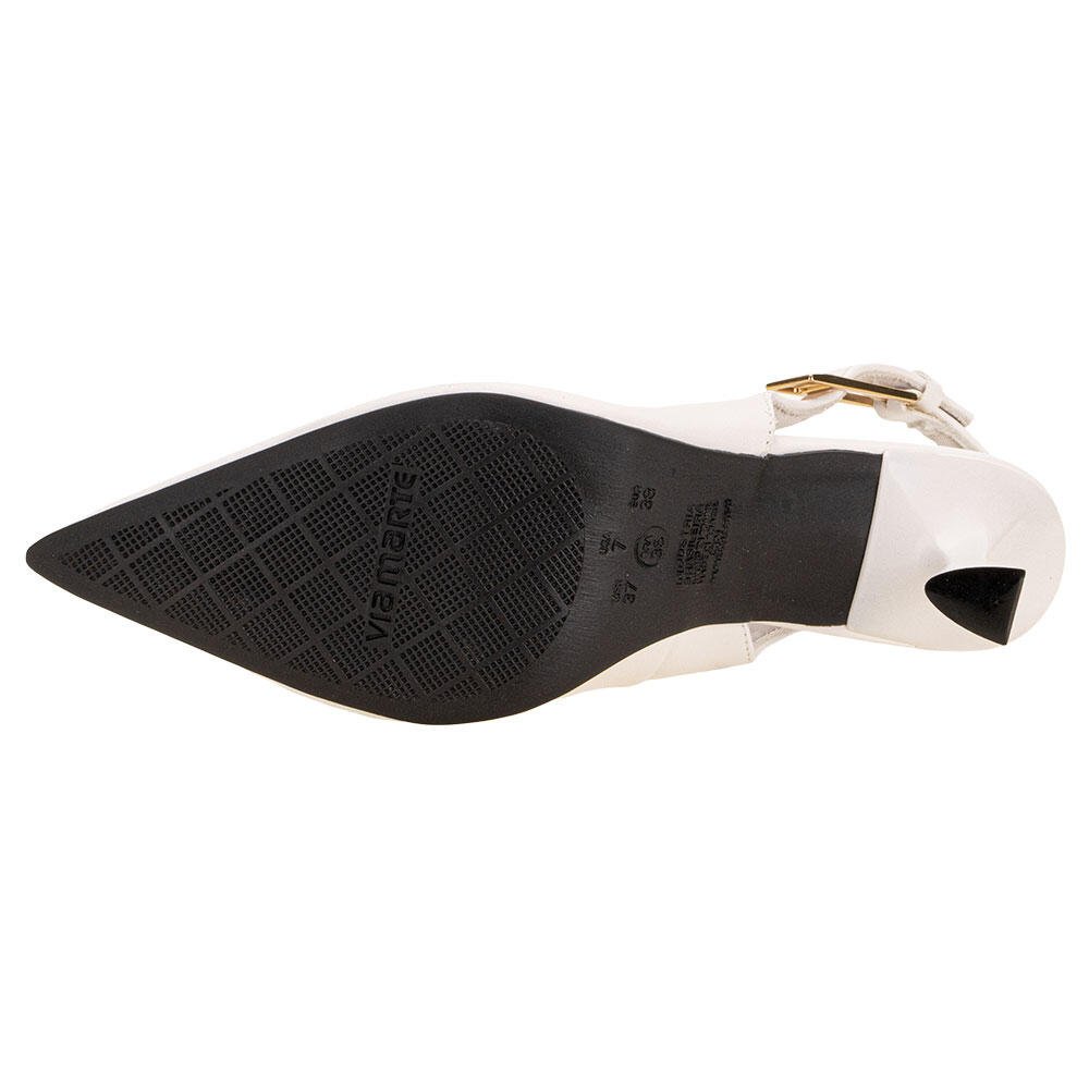 SAPATO FEMININO SALTO TAÇA VIA MARTE 145012 Branco 4