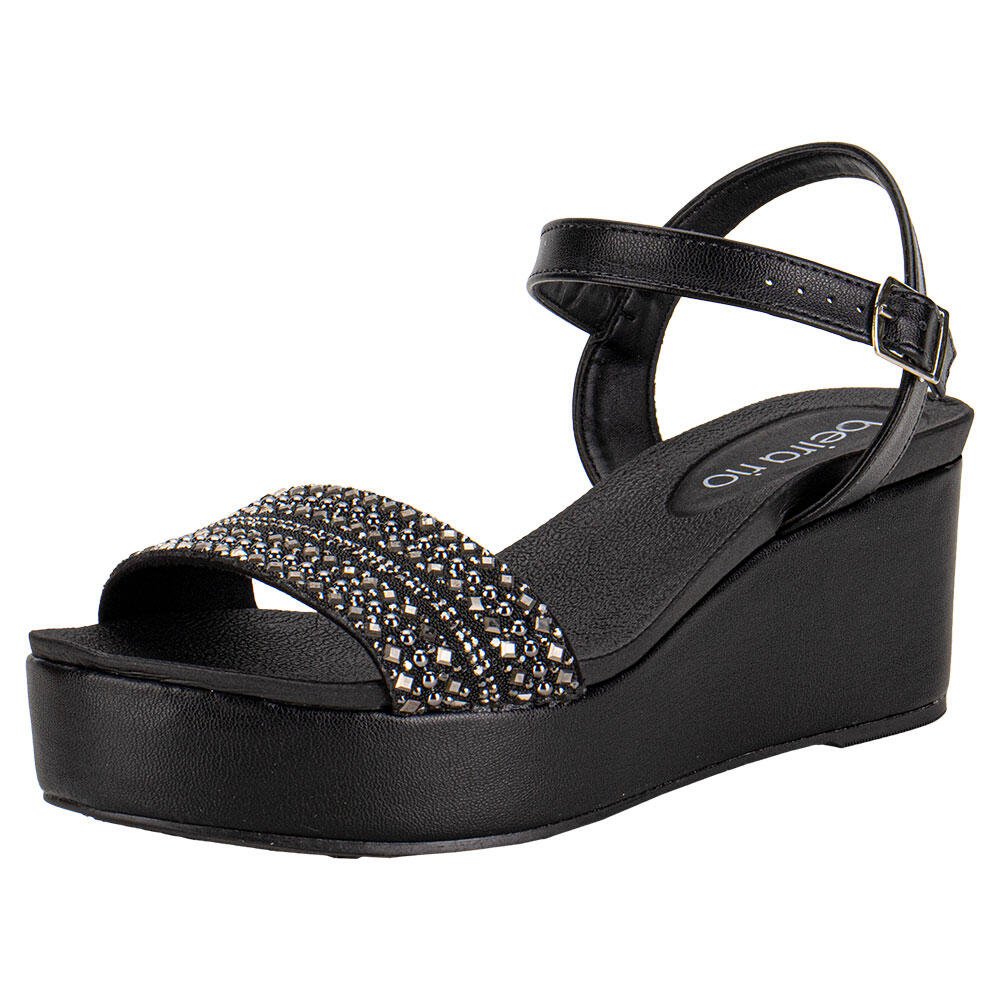 SANDÁLIA FEMININA ANABELA BEIRA RIO 8407142 Preto 1