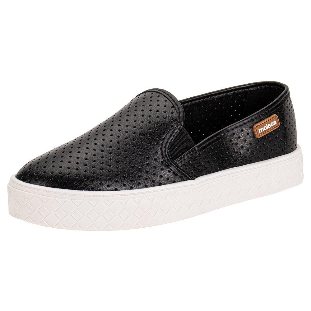 TÊNIS FEMININO CASUAL MOLECA 5712304 Preto 3