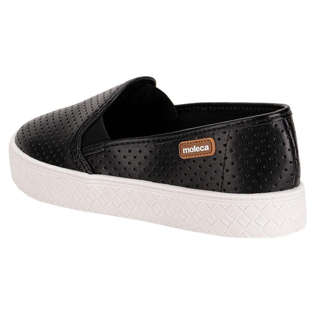 TÊNIS FEMININO CASUAL MOLECA 5712304 Preto 3