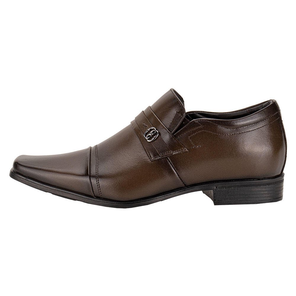 SAPATO MASCULINO SOCIAL GROW AIR ANTHO JOTA PE 89801 Café 2