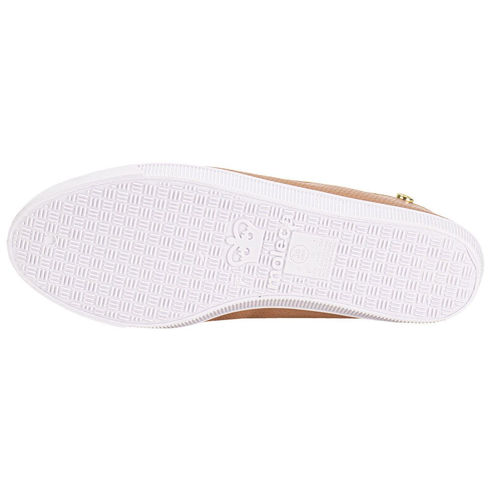 TÊNIS FEMININO SLIP ON MOLECA 5109791 Bege 4