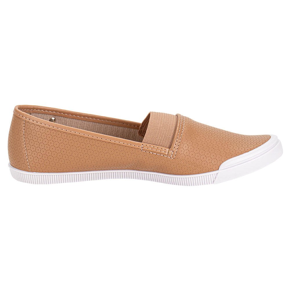 TÊNIS FEMININO SLIP ON MOLECA 5109791 Bege 5