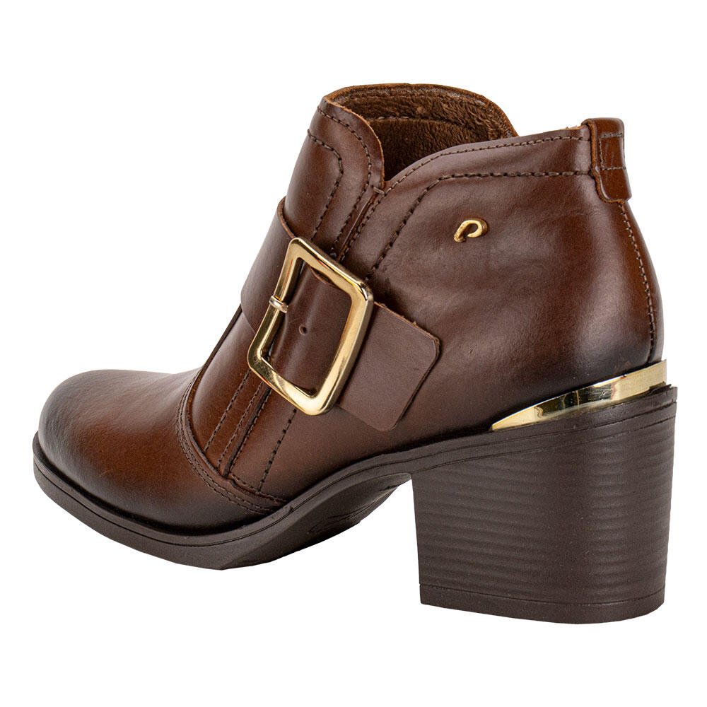 BOTA FEMININA CANO BAIXO PEGADA 280307 Marrom 3