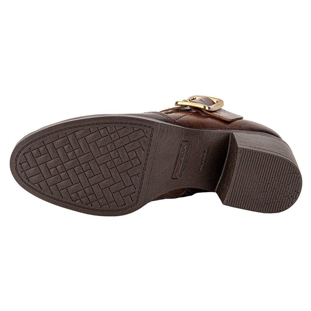 BOTA FEMININA CANO BAIXO PEGADA 280307 Marrom 4