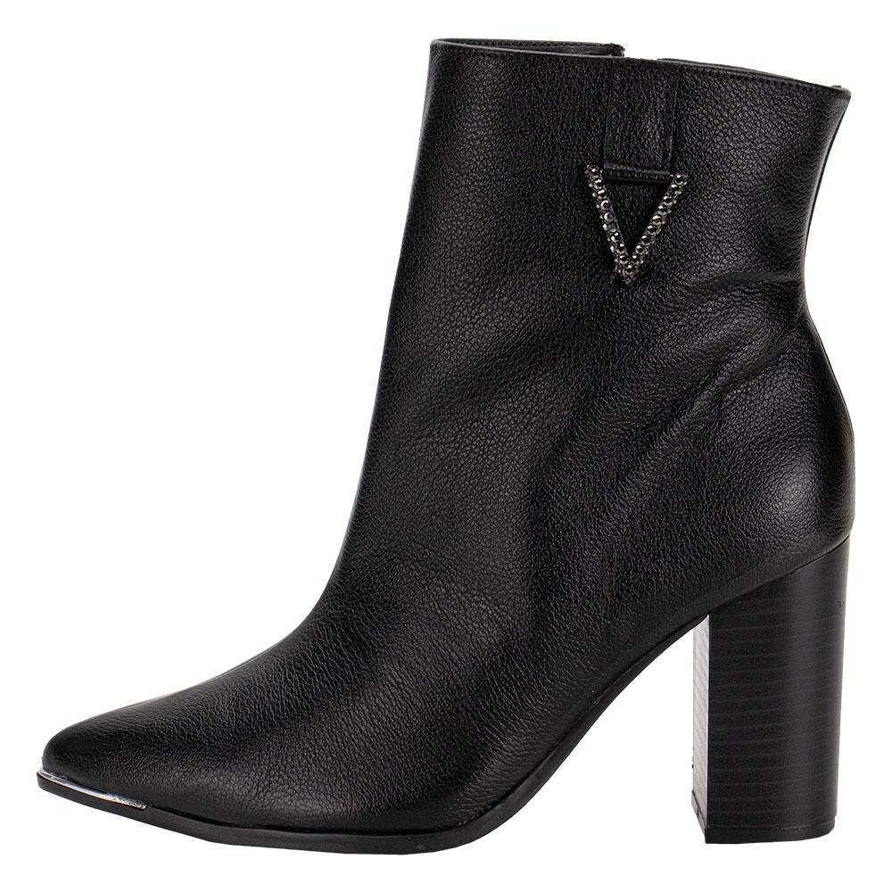 BOTA FEMININA CANO BAIXO VIA MARTE 230001 Preto 2