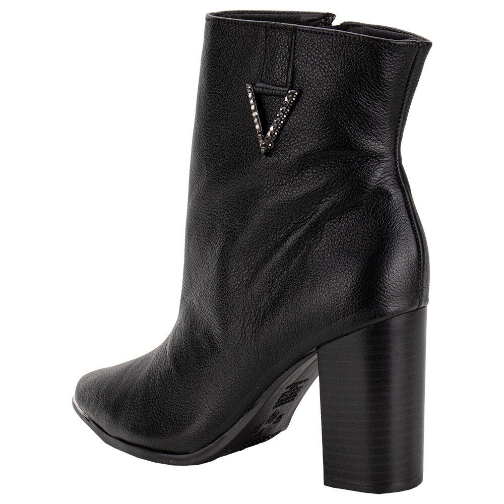 BOTA FEMININA CANO BAIXO VIA MARTE 230001 Preto 3