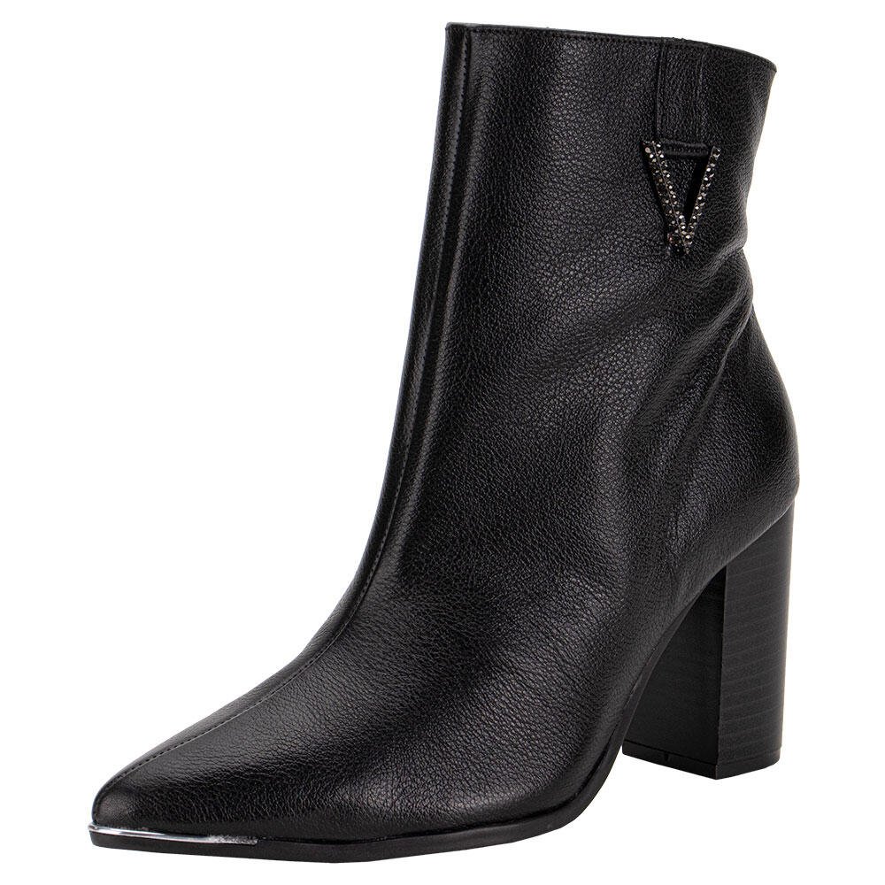 BOTA FEMININA CANO BAIXO VIA MARTE 230001 Preto 1