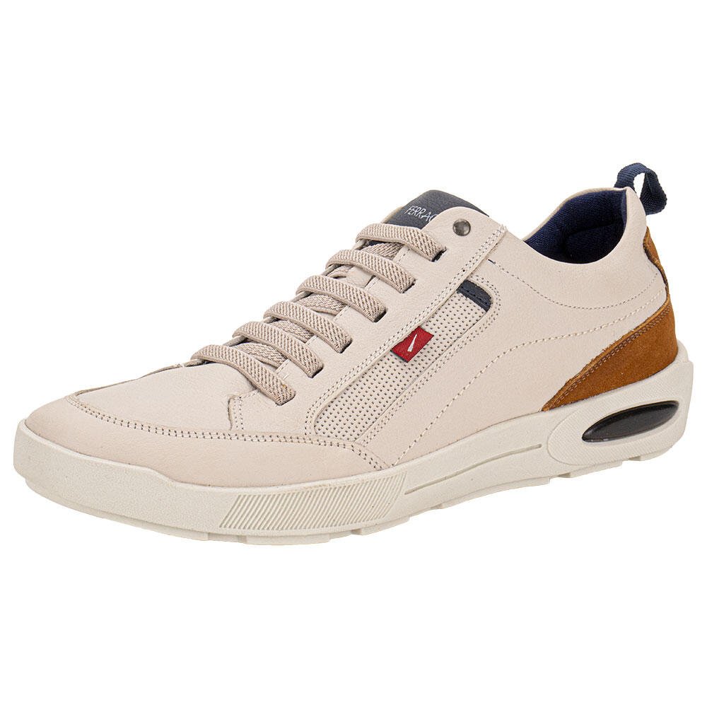 SAPATÊNIS MASCULINO PULSE FERRACINI 2271 Marfim 1