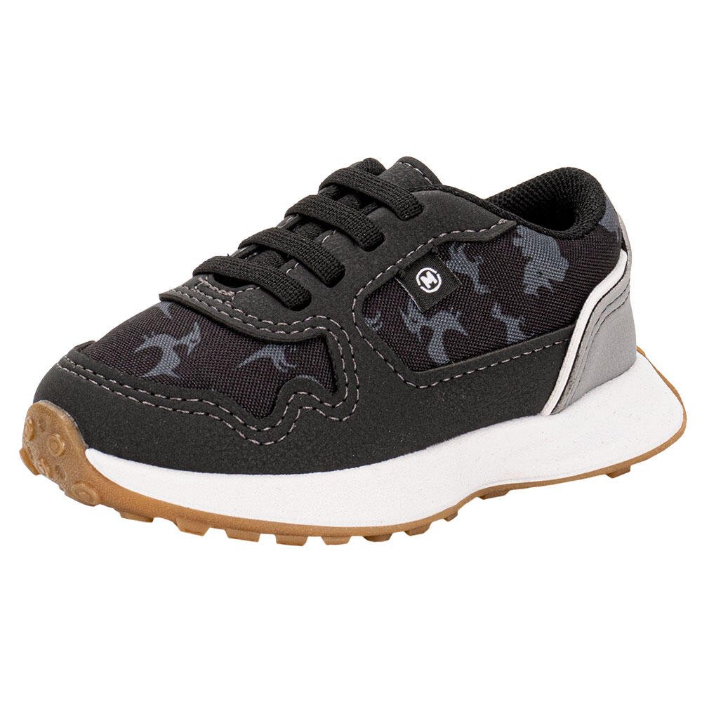 TÊNIS INFANTIL BABY MOLEKINHO 2638104 Preto/Cinza 1