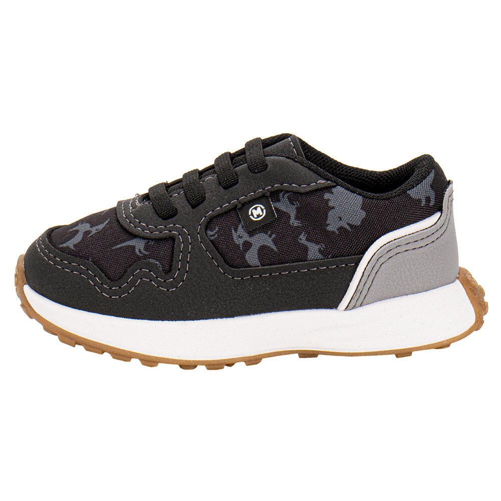 TÊNIS INFANTIL BABY MOLEKINHO 2638104 Preto/Cinza 2
