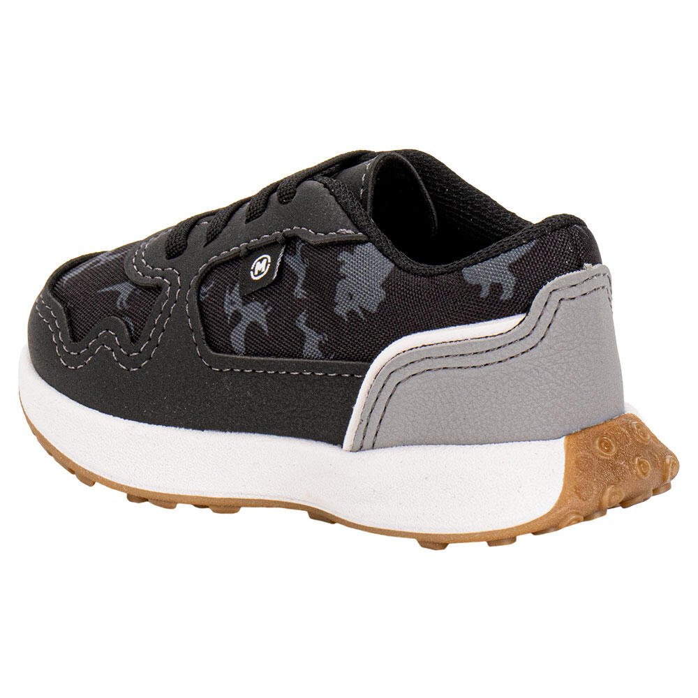TÊNIS INFANTIL BABY MOLEKINHO 2638104 Preto/Cinza 3
