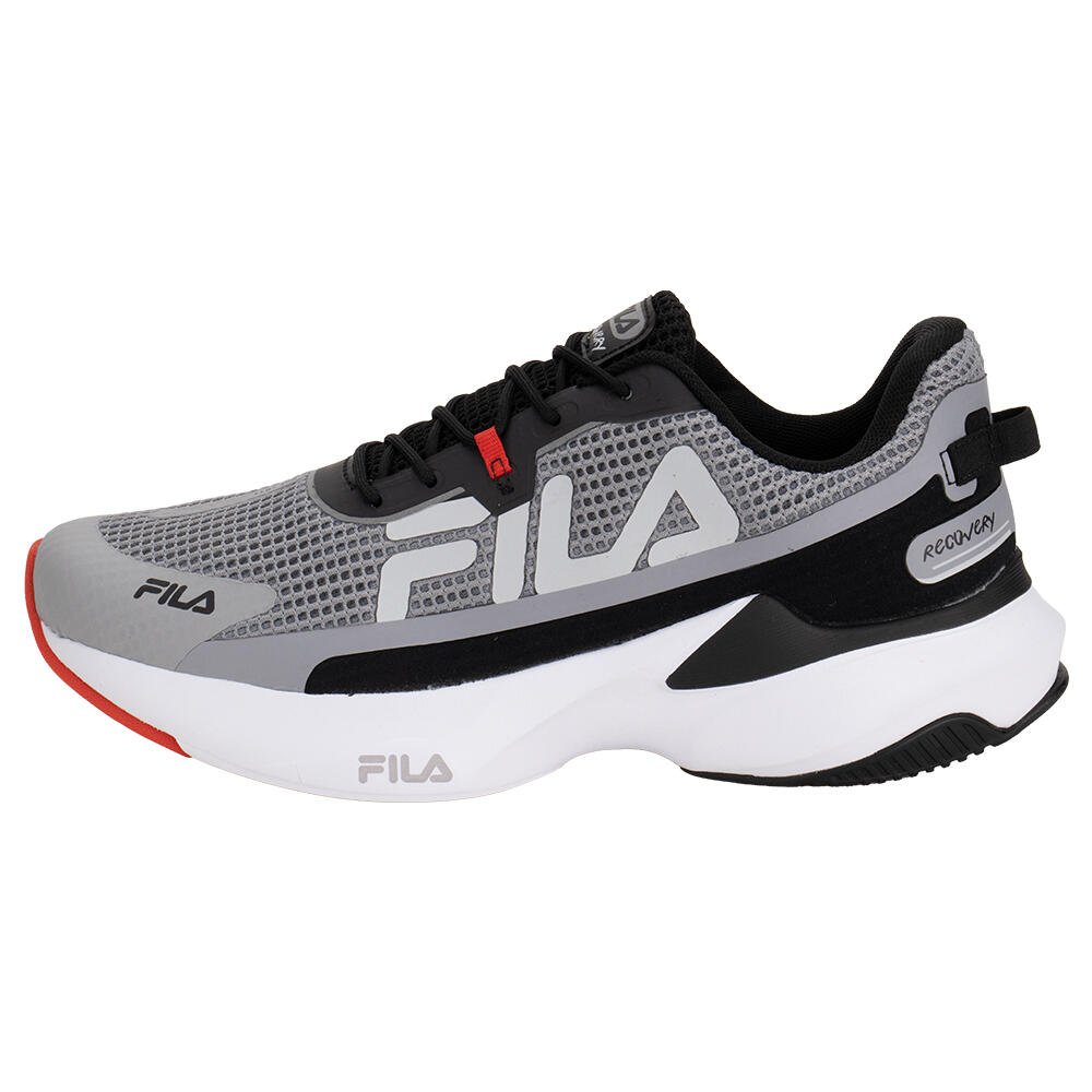 TÊNIS MASCULINO RECOVERY FILA 11J728X Cinza/Preto 2