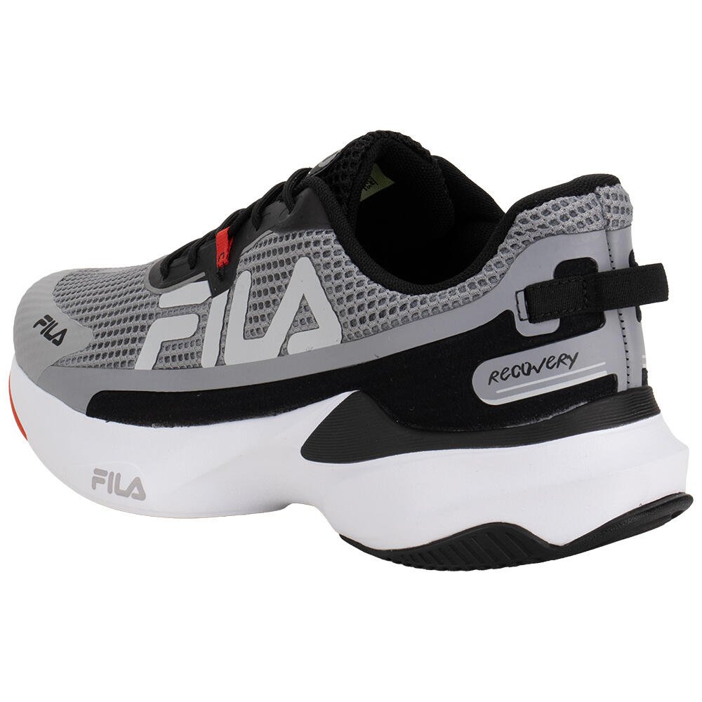 TÊNIS MASCULINO RECOVERY FILA 11J728X Cinza/Preto 3