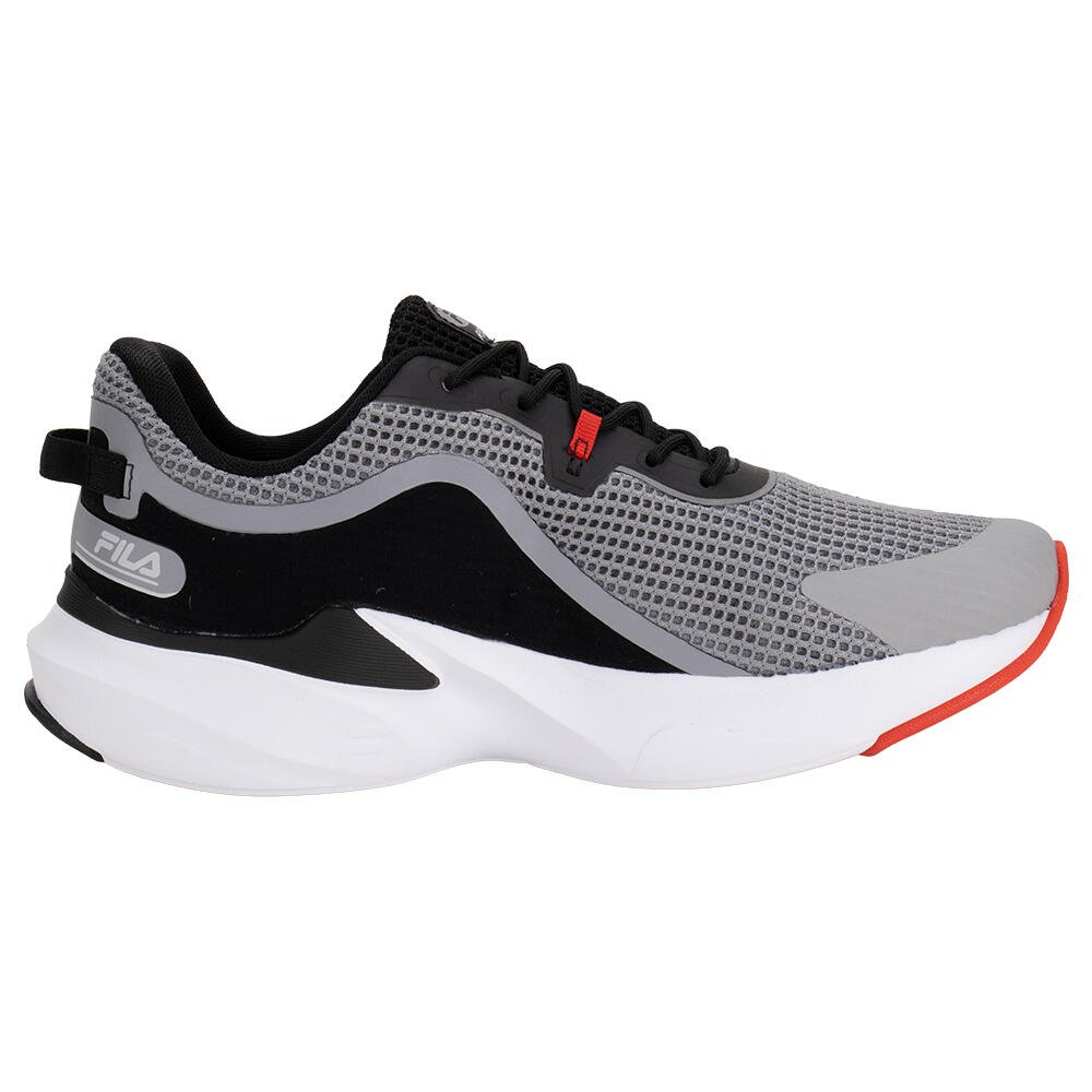TÊNIS MASCULINO RECOVERY FILA 11J728X Cinza/Preto 4